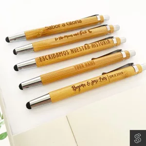 Bolígrafos de Bambú